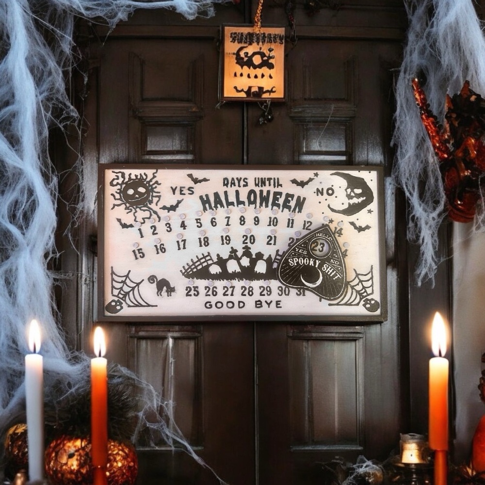 Halloween Count Down! Ouiji Board Style Advent Calendar!